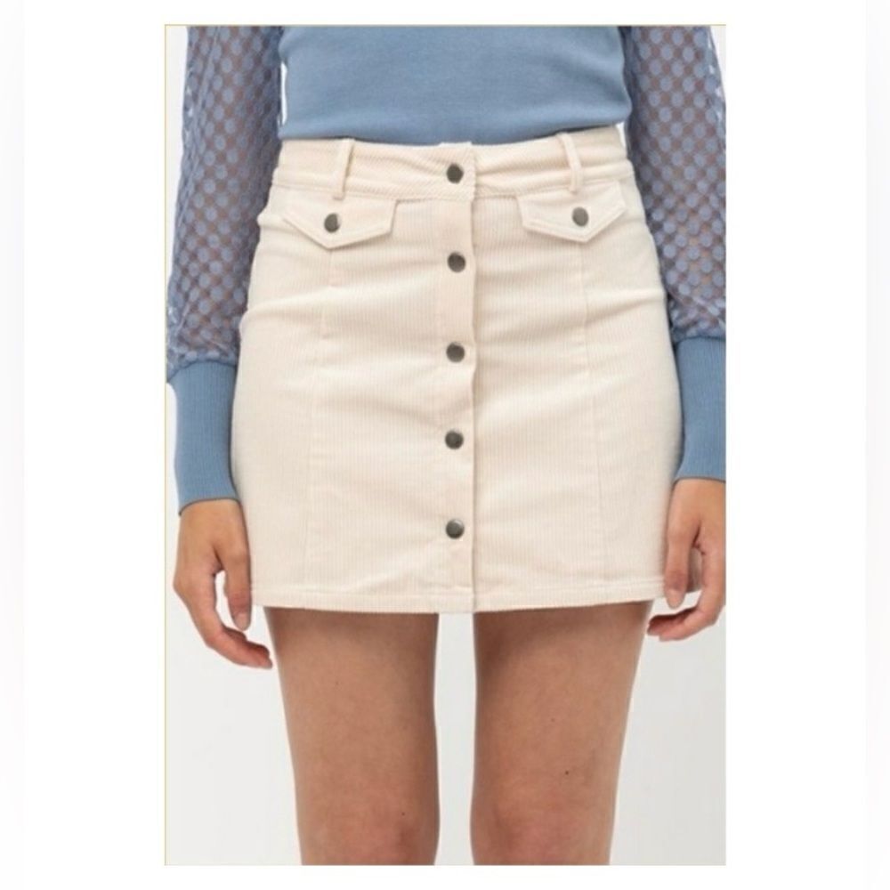 Love Tree Corduroy Mini Skirt Size Medium